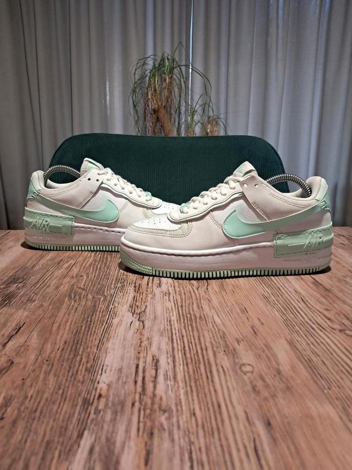 Nike Air Force 1 Shadow 'Mint Foam' Size 37,5, Kleding | Dames, Schoenen, Gedragen, Sneakers of Gympen, Wit, Ophalen of Verzenden