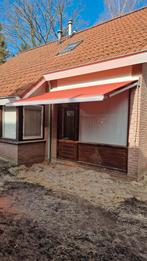 Zonnescherm 3m breed, Tuin en Terras, 150 tot 300 cm, Ophalen, Gebruikt, Knikarmscherm