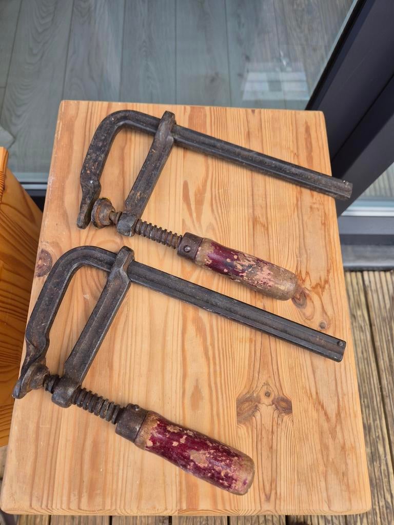 Oude lijmklemmen in goede staat, Ophalen of Verzenden, Gebruikt