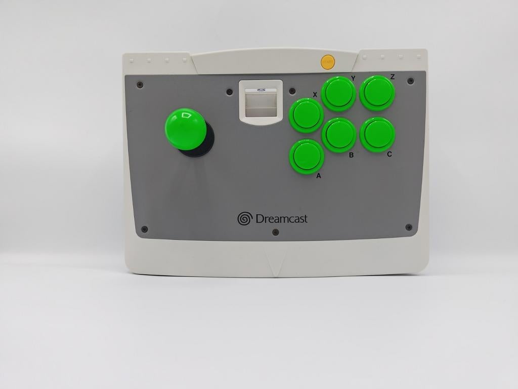 Sega Dreamcast HKT-7300 Arcade Stick - Japanse Uitvoering, Spelcomputers en Games, Spelcomputers | Sega, Zo goed als nieuw, Saturn of Dreamcast