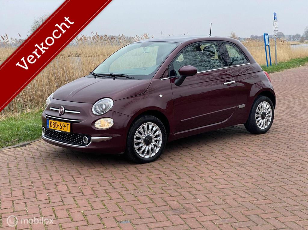 Fiat 500 1.2 Lounge '17 Nw model 1 eig !, Auto's, Fiat, Particulier, Te koop, ABS, Airbags, Airconditioning, Alarm, Bluetooth