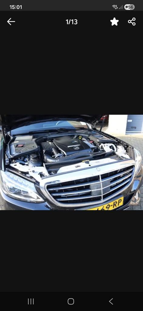 Mercedes-Benz C-Klasse 2.0 C200 Estate AUT 2015 Zwart, Achterwielaandrijving, 1800 kg, 4 cilinders, Zwart