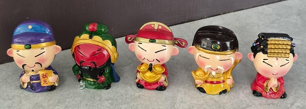5 Leuke Chinese beeldjes, Verzamelen, Beelden en Beeldjes, Ophalen of Verzenden