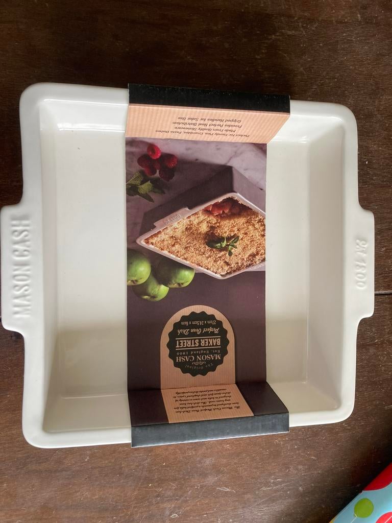 Aardewerken ovenschaal Mason Cash, Ophalen, Zo goed als nieuw, Overige materialen, Overige typen