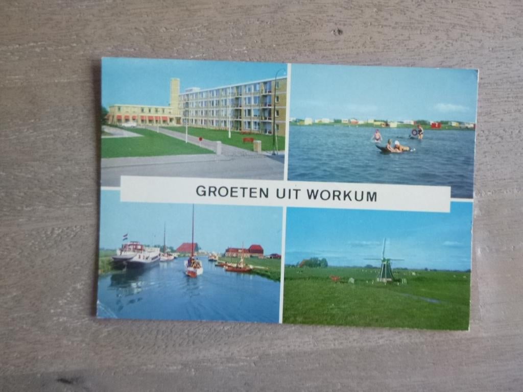 Workum, huize St. Gertruide/Trekwei/camping it soal 1968, Verzenden, 1960 tot 1980, Gelopen, Noord-Brabant