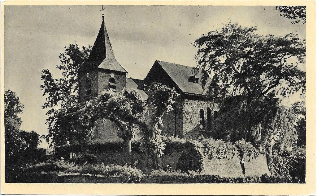 AK Asselt - Het Rozenkerkje, St. Dionysiuskerk, Verzenden, 1940 tot 1960, Ongelopen, Limburg
