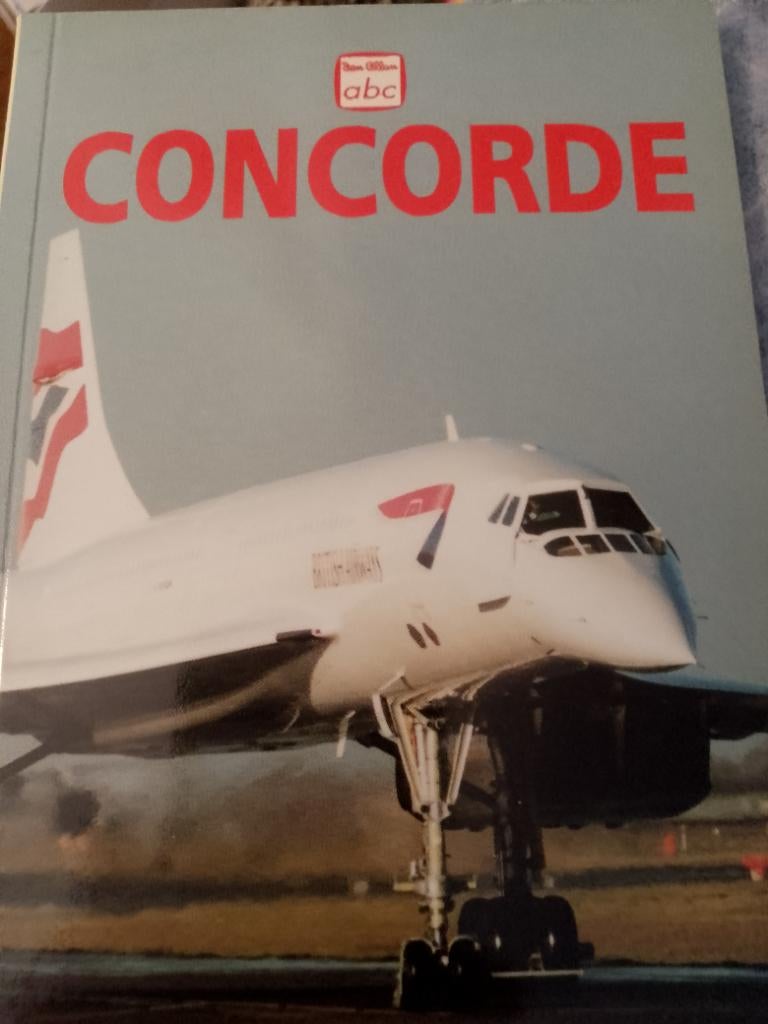 boek book concorde, Boeken, Ophalen of Verzenden, Zo goed als nieuw, Vliegtuig