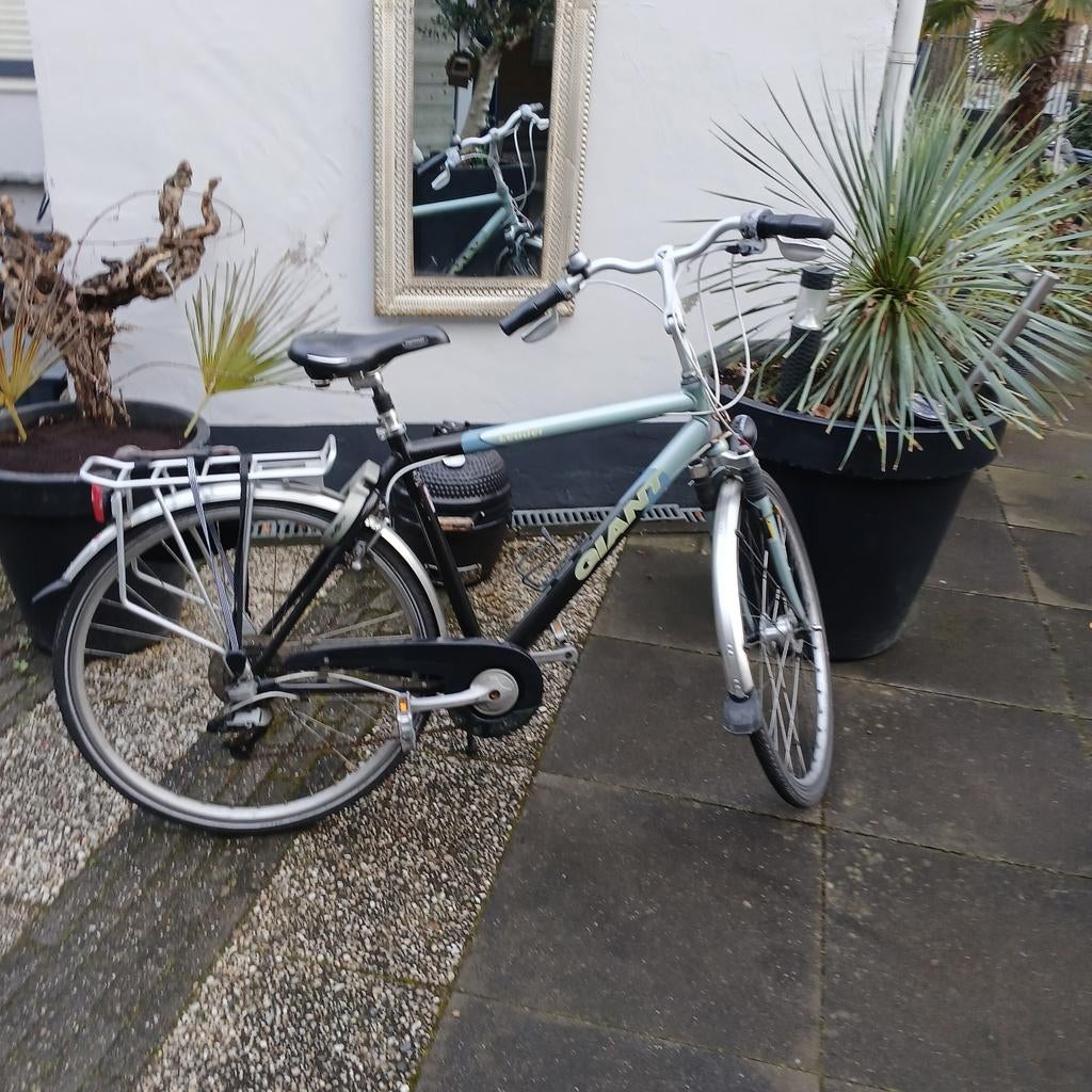 In prijs verlaagd.Te Koop Giant Leader herenfiets -, Ophalen, Gebruikt, Versnellingen, 49 tot 53 cm