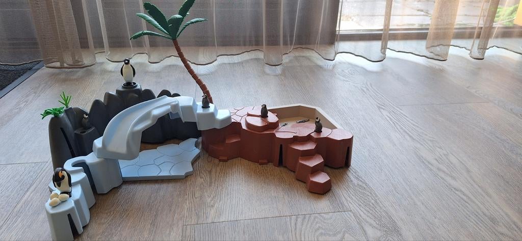 Playmobil Pinguïn Rots met Pinguïns en Eieren, Ophalen of Verzenden, Zo goed als nieuw, Los playmobil