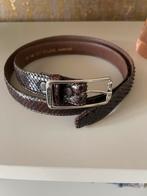 Echt slangenleren riem van Karstadt, Kleding | Dames, Riemen en Ceinturen, 80 tot 90 cm, Bruin, Echt leder, Nieuw