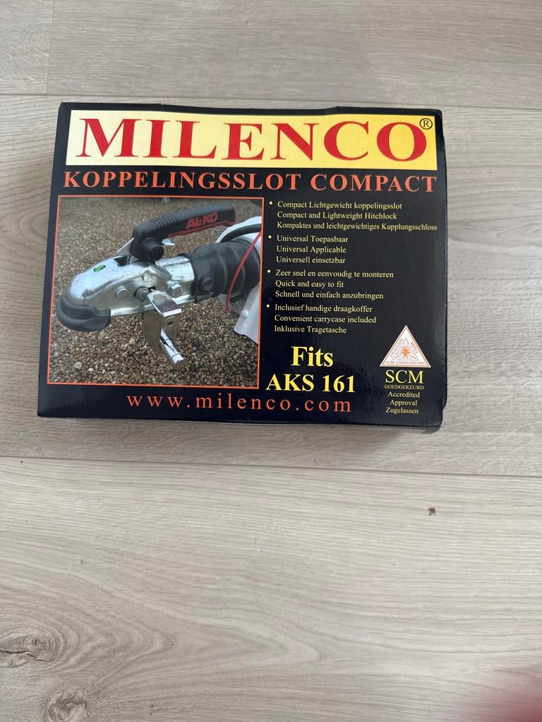 Milenco Koppeling slot Compact voor aanhangwagen, Auto diversen, Anti-diefstal, Nieuw, Ophalen of Verzenden