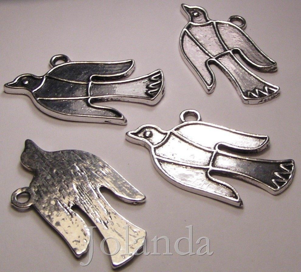 0801 Zilver Kleurige Metalen Pinquin Bedels, Overige merken, Overige materialen, Nieuw, Ophalen of Verzenden