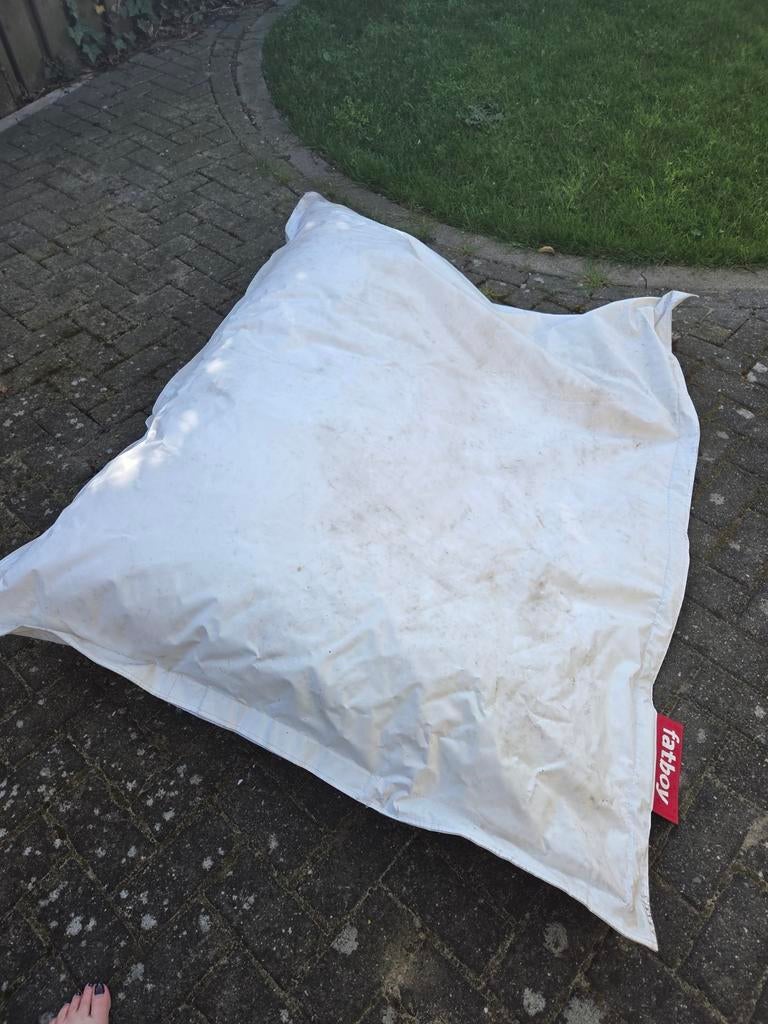 Fatboy zitzak wit 170x130, Ophalen, Gebruikt, Wit