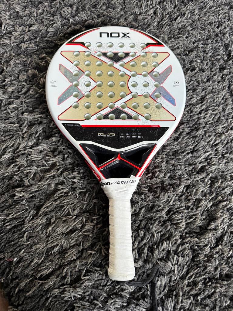 Nox ML10 Pro Cup padel racket, Sport en Fitness, Padel, Ophalen of Verzenden, Zo goed als nieuw, Padelracket