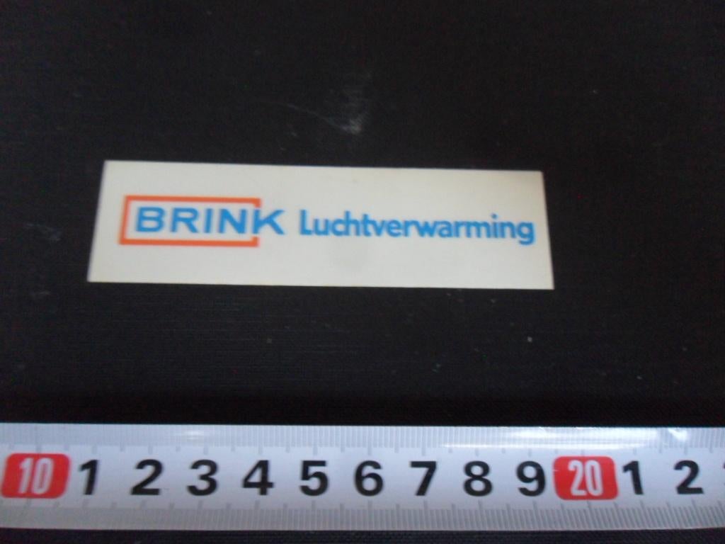 stickers BRINK Luchtverwarming, Ophalen, Zo goed als nieuw