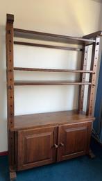 Kaaskast donker eiken, Ophalen, 100 tot 150 cm, Eikenhout, 150 tot 200 cm