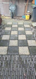 Stoeptegels 40x40, Tuin en Terras, Ophalen, Gebruikt, Beton, Terrastegels