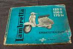 Lambretta 125Li 150Li 175tv 1960  roller ersatzteil liste, Ophalen of Verzenden, Overige merken