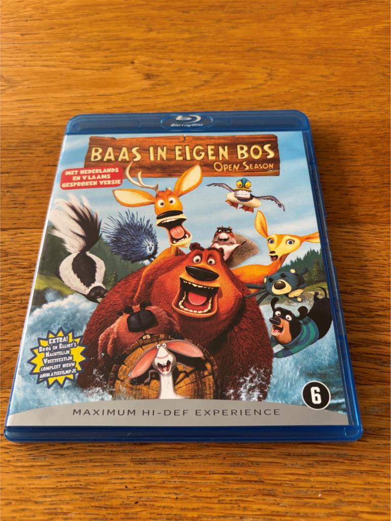 Blu-ray Baas in Eigen Bos, Ophalen of Verzenden, Gebruikt, Tekenfilms en Animatie