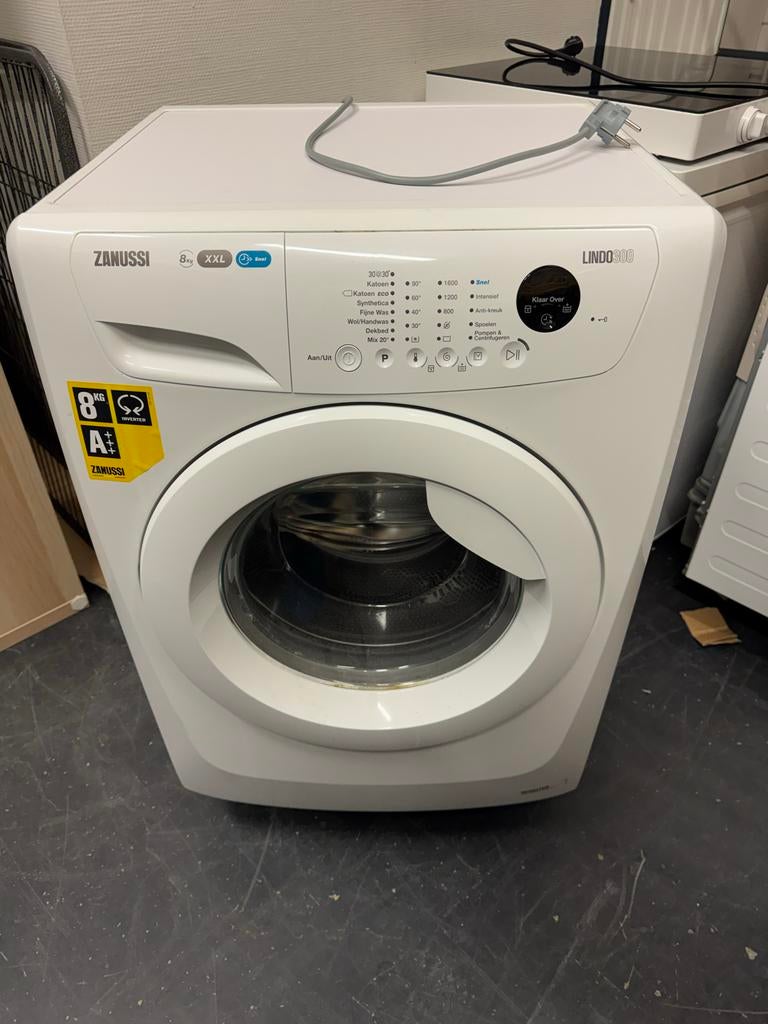 Zanussi Lindo 300 Wasmachine 8kg A+++, Ophalen, 1200 tot 1600 toeren, 8 tot 10 kg, Zo goed als nieuw