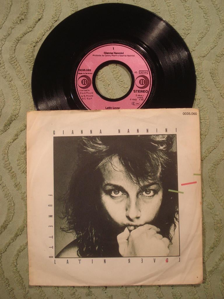 Gianna Nannini 7" Vinyl Single: ‘Latin lover’ (Duitsland), Cd's en Dvd's, Vinyl Singles, 7 inch, Single, Ophalen of Verzenden