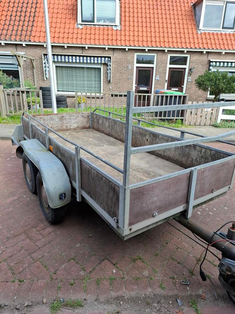 Aanhangwagen opknapper, 3m lang, 135cm breed, Ophalen, Gebruikt