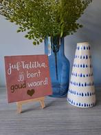 Bedank de leukste Juf of Meester met een uniek tegeltje!, Ophalen of Verzenden, Nieuw