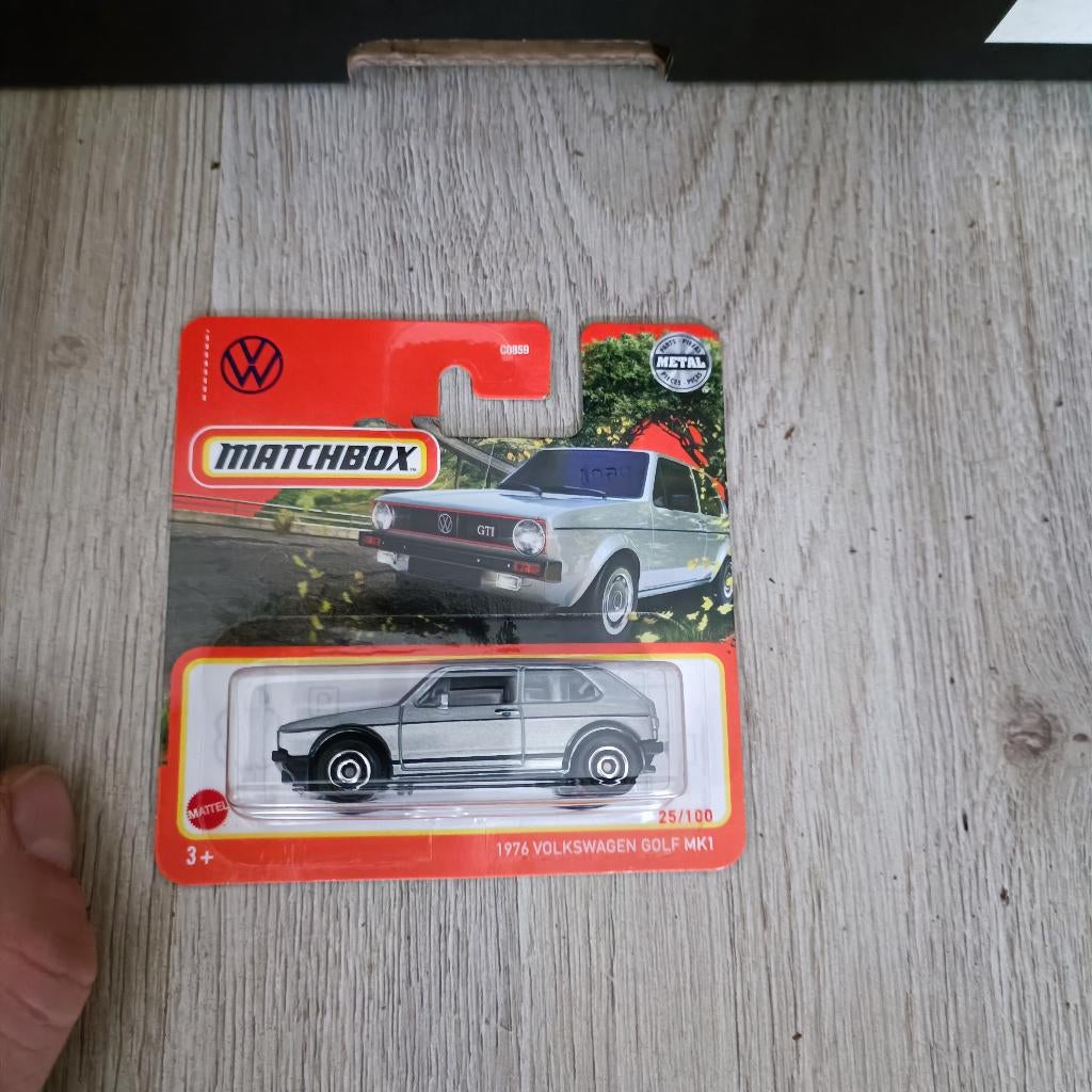 Matchbox 1976 volkswagen golf mk1 grijs, Ophalen of Verzenden, Nieuw, Auto