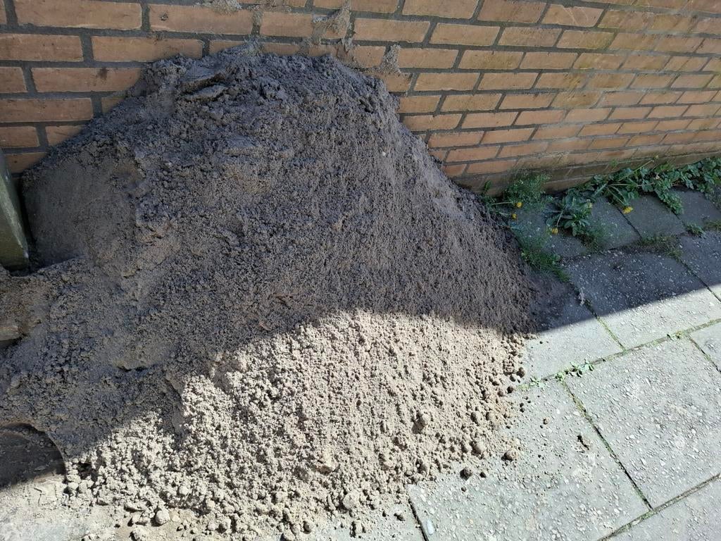 Ophoogzand gratis afhalen., Ophalen, Ophoogzand