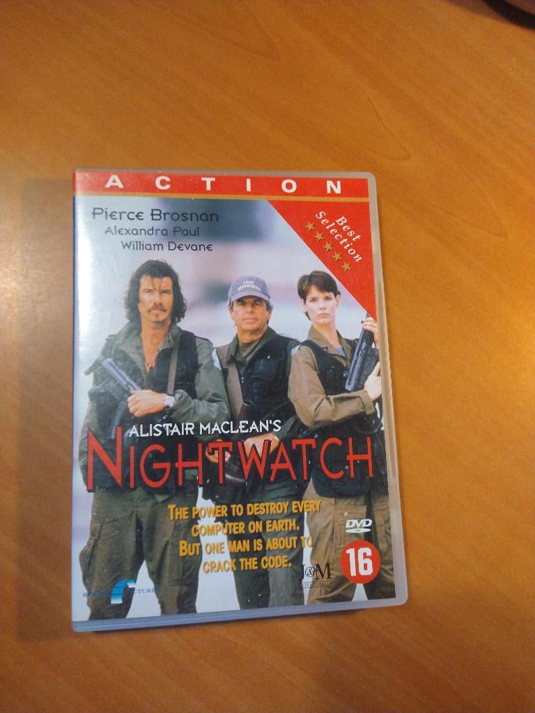DVD Night Watch - Pierce Brosnan, Vanaf 16 jaar, Ophalen of Verzenden, Zo goed als nieuw