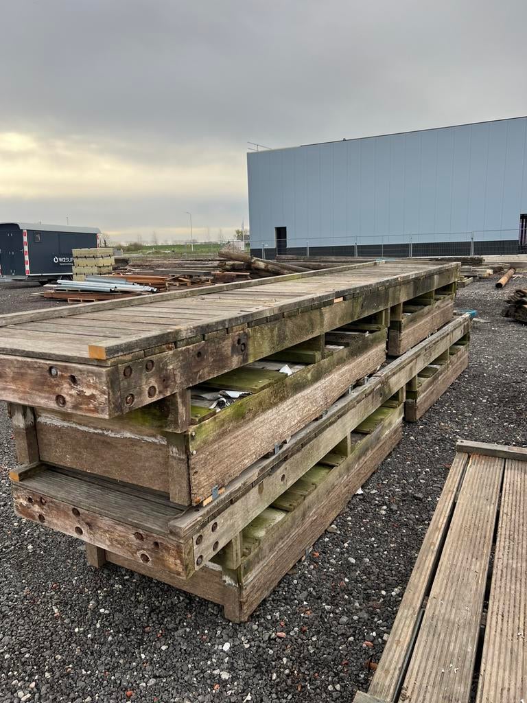 Drijvende steiger 100cm x 600cm, Ophalen of Verzenden, Gebruikt, Overige typen