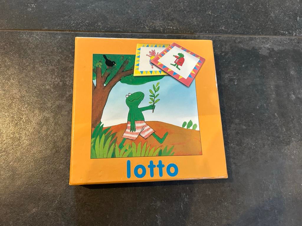 Lotto spel: kikker & vriendjes, Hobby en Vrije tijd, Gezelschapsspellen | Bordspellen, Drie of vier spelers, Ophalen of Verzenden