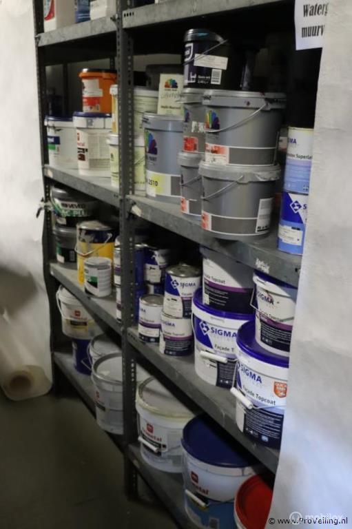 Online Veiling: Partij verf bestaande uit o.a. PPG Façade..., Gebruikt