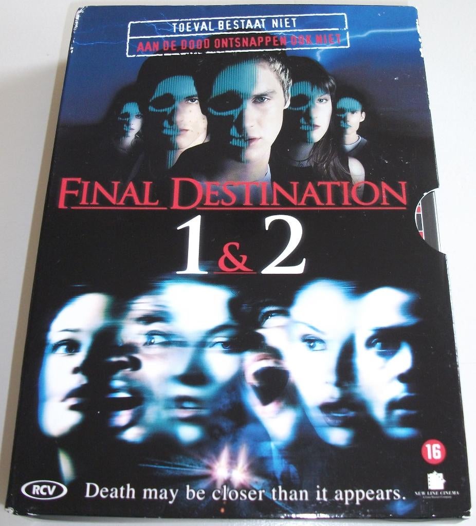 Film-Box *** FINAL DESTINATION 1 + 2 *** 2-Disc Boxset, Cd's en Dvd's, Vanaf 16 jaar, Ophalen of Verzenden, Zo goed als nieuw