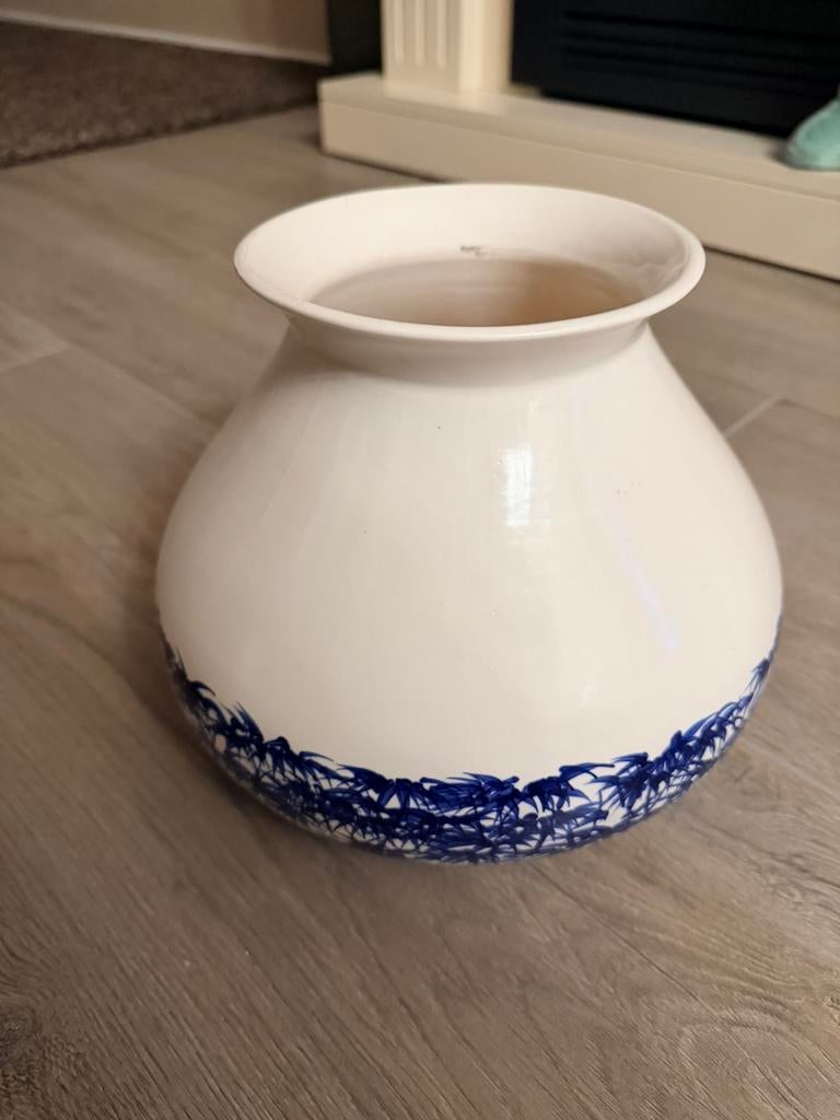 Vaas S Glans.bamboe By P.h. Eek, Huis en Inrichting, Woonaccessoires | Vazen, Overige materialen, Overige kleuren, Ophalen of Verzenden