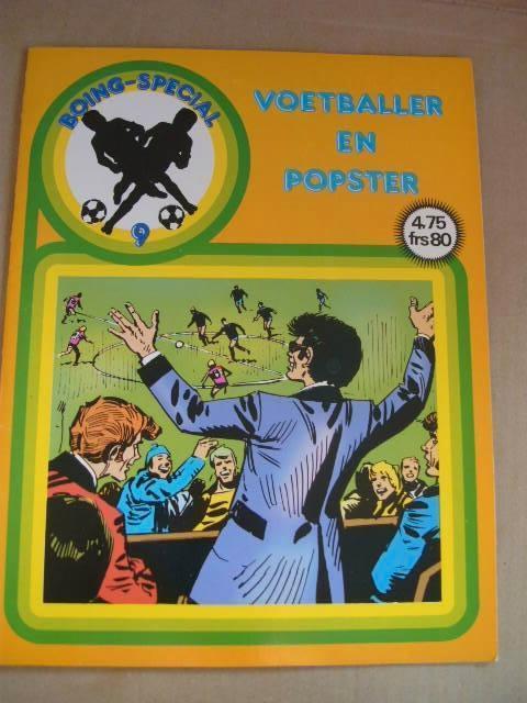 Voetballer en popster, boing speciale voetbalstrip nr 9, Eén stripboek, Ophalen of Verzenden, Zo goed als nieuw