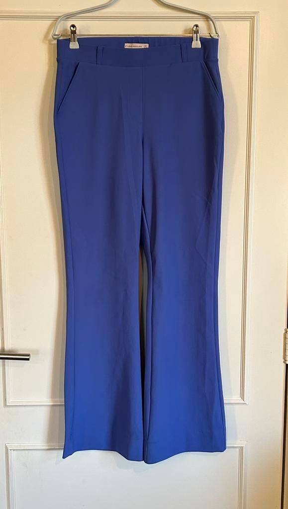 Kobalt blauwe Studio Anneloes Flaired Bonded broek M, Maat 38/40 (M), Blauw, Ophalen of Verzenden, Zo goed als nieuw