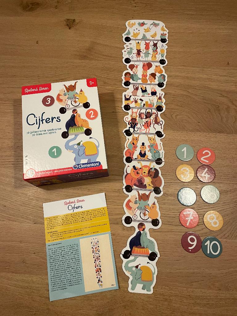 Clementoni Spelend Leren Cijfers - Educatief Spel 3+, Ophalen, Zo goed als nieuw, Puzzelen