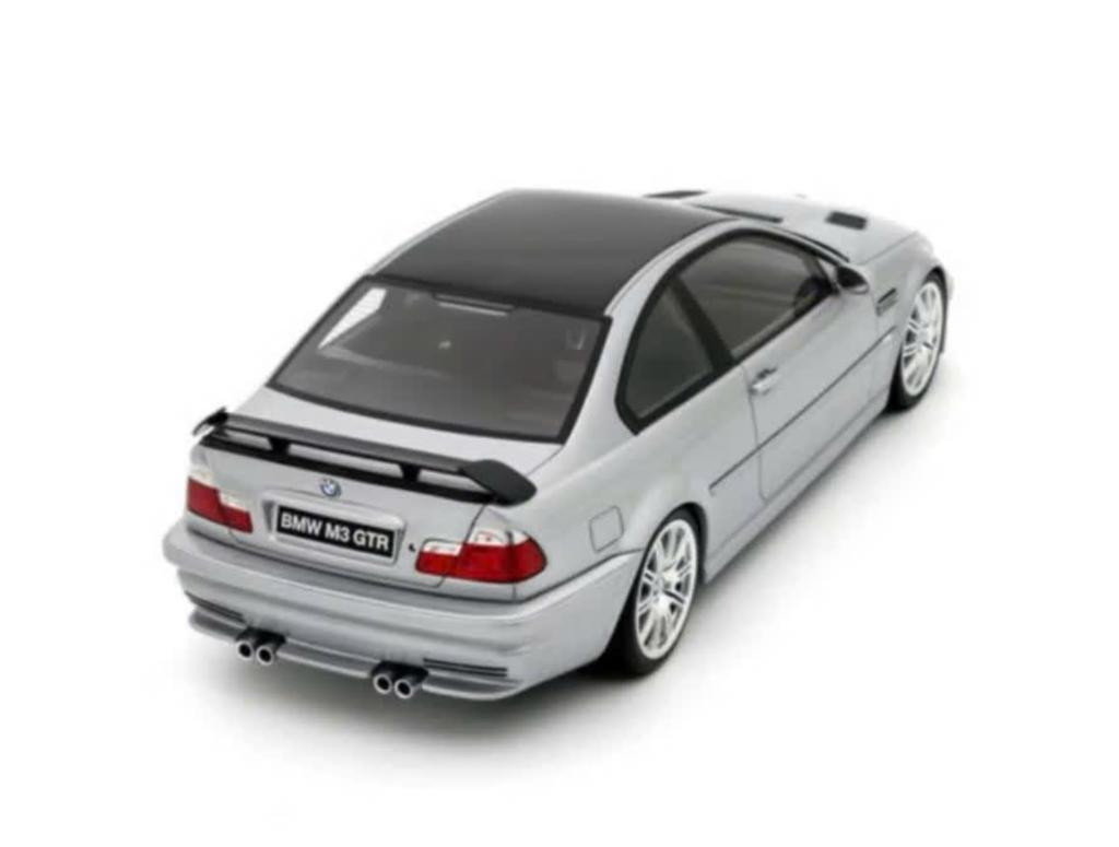 BMW E46 M3 GTR Zilver Metallic 2001 OTTO MOBILE 1/18 OT1128, Verzenden, Nieuw, Auto, OttOMobile