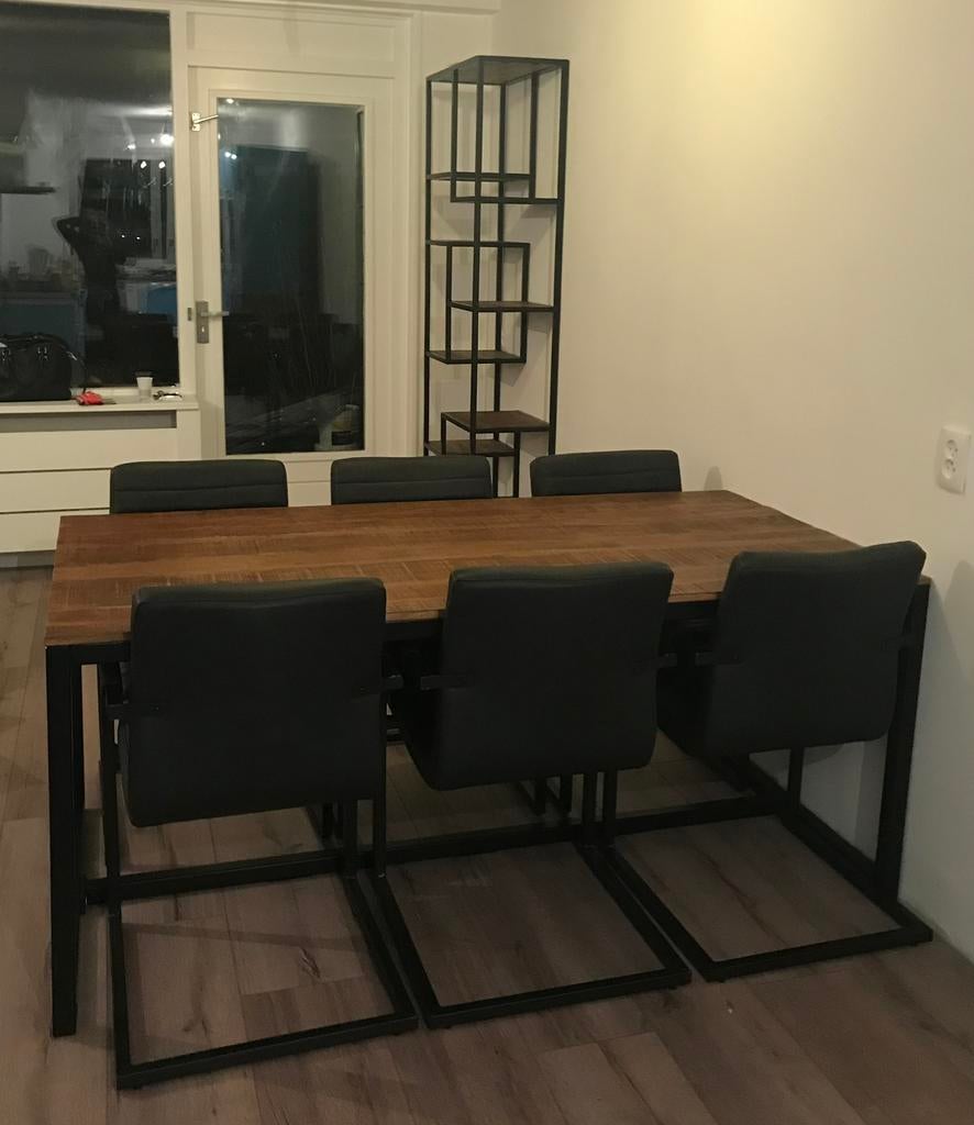Gratis Eetkamerstoelen, Ophalen, Overige materialen, Gebruikt, Grijs