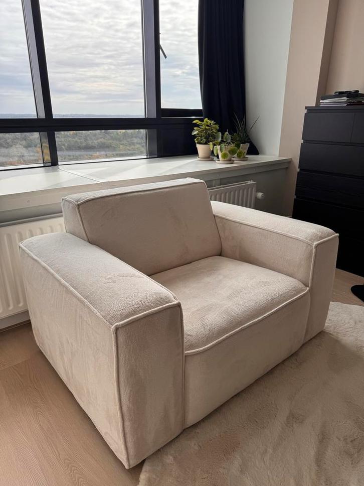 Loveseat Eijerkamp zo goed als nieuw, Huis en Inrichting, Fauteuils, Zo goed als nieuw, Stof, 125 cm of meer, 75 tot 100 cm, Ophalen