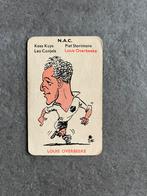NAC spelerskaart Louis Overbeeke, Ophalen of Verzenden, Gebruikt, NAC Breda, Spelerskaart