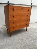 Vintage ladekast vintage scandinavisch retro midcentury €295, Gebruikt, Teakhout, Vingage retro jren 60 scandinavisch zweden denemarken teak