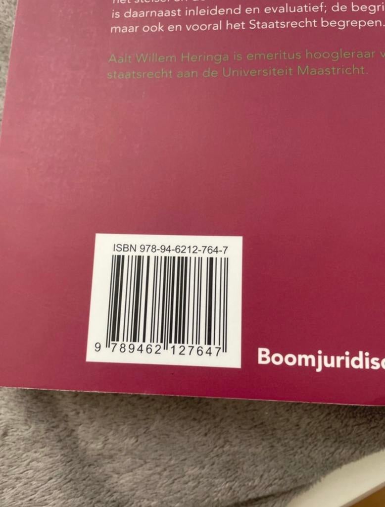 Staatsrecht Begrepen - Tweede Druk (A.W. Heringa), Ophalen of Verzenden, Gamma, Gelezen, HBO