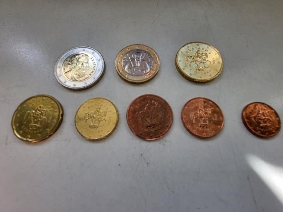 Complete set munten Bulgarije naar de euro 2026 UNC-, Ophalen of Verzenden, Overige landen, Overige waardes, Setje
