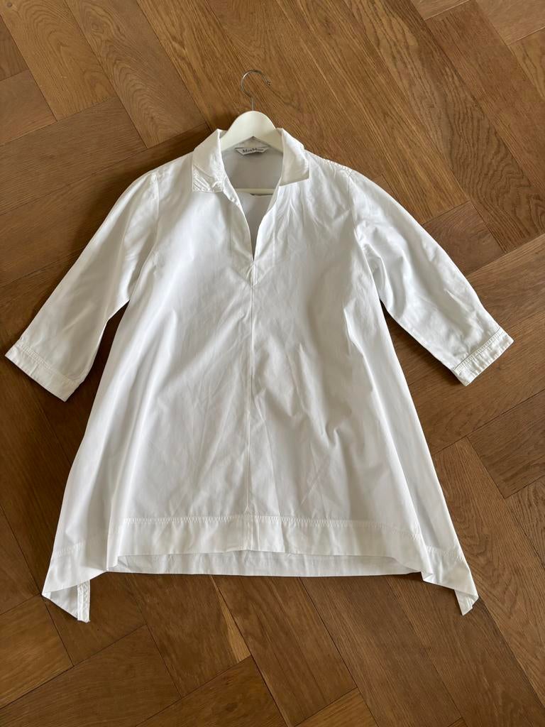 Maxmara tunic maat 36/S, Ophalen of Verzenden, Zo goed als nieuw, Maat 36 (S), Wit