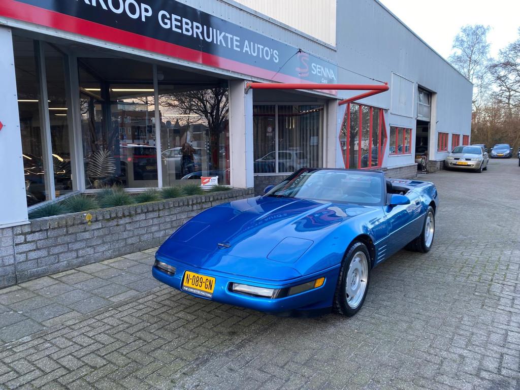 Chevrolet CORVETTE C4 Cabriolet - 1991 - Nette staat - Inr M, Auto's, Chevrolet, Automaat, Gebruikt, Overige carrosserieën, Blauw