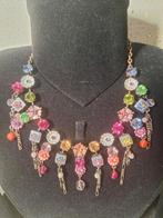 HALSKETTING met veel kleuren, Ophalen of Verzenden, Gebruikt, Overige kleuren, Overige materialen