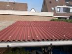 Gratis 8 bitumen golfplaat., Doe-het-zelf en Verbouw, Dakpannen en Dakbedekking, Ophalen, Kunststof, Gebruikt, Minder dan 5 m²