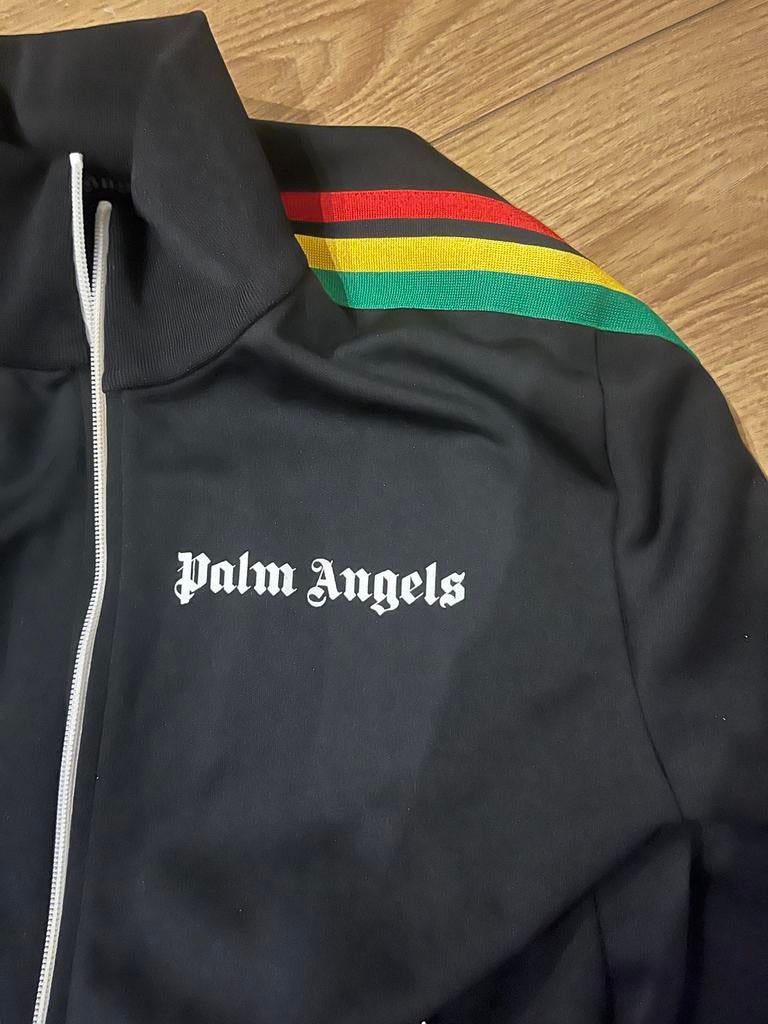 Palm Angels Jas Maat S, Ophalen of Verzenden, Zo goed als nieuw, Maat 36 (S), Zwart